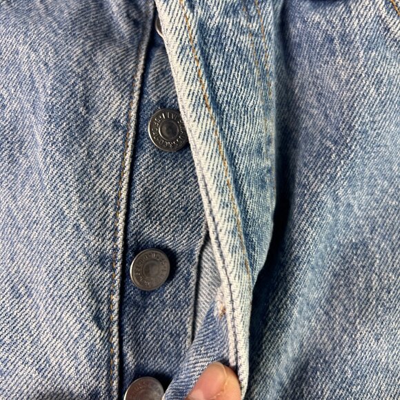 VTG 90s Levi's Jean Short Men 31* 501 Blue Distressed Cut Off Denim Jorts Tag 34 - Picture 6 of 16